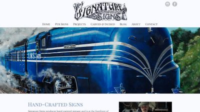 Signature Signs web design
