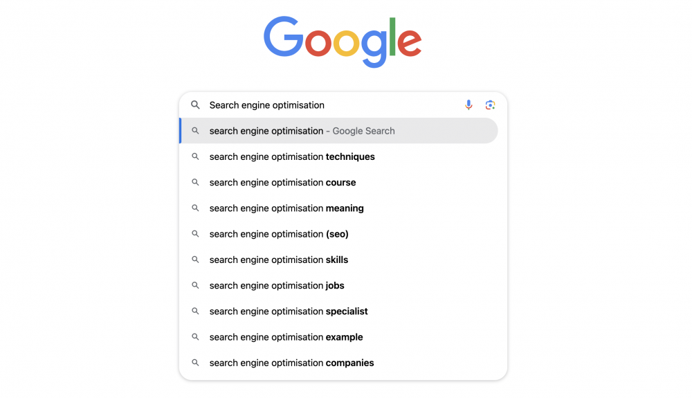 Search Engine Optimisation
